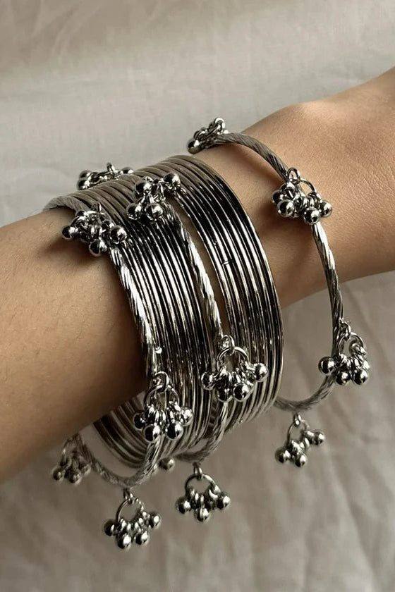 Kashmiri Bangles Silver Set | Trending Bangles