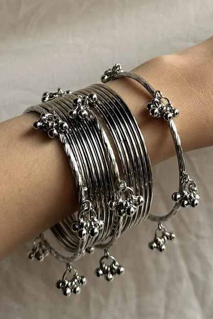 Kashmiri Bangles Silver Set | Trending Bangles