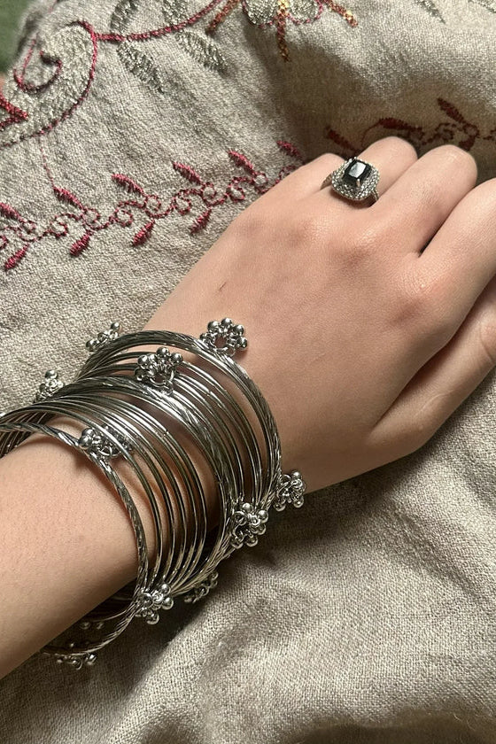 Kashmiri Bangles Silver Set | Trending Bangles