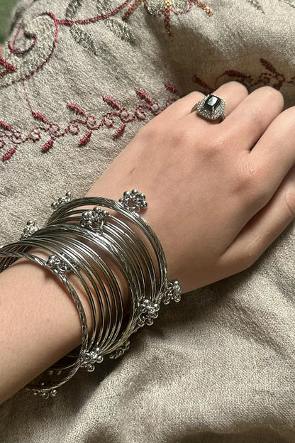 Kashmiri Bangles Silver Set | Trending Bangles