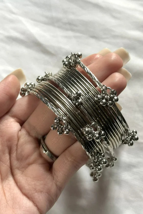 Kashmiri Bangles Silver Set | Trending Bangles