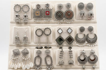 16 Pair Jhumka With Premium Folding Box