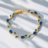 Jewelza Tulip Bracelet – Premium Stainless Steel Adjustable Bracelet for Women & Girls
