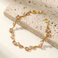 Jewelza Tulip Bracelet – Premium Stainless Steel Adjustable Bracelet for Women & Girls