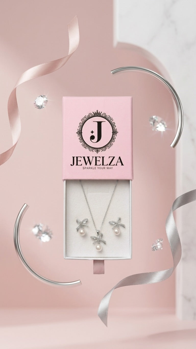 Jewelza Pearl Blossom Jewelry Gift Set