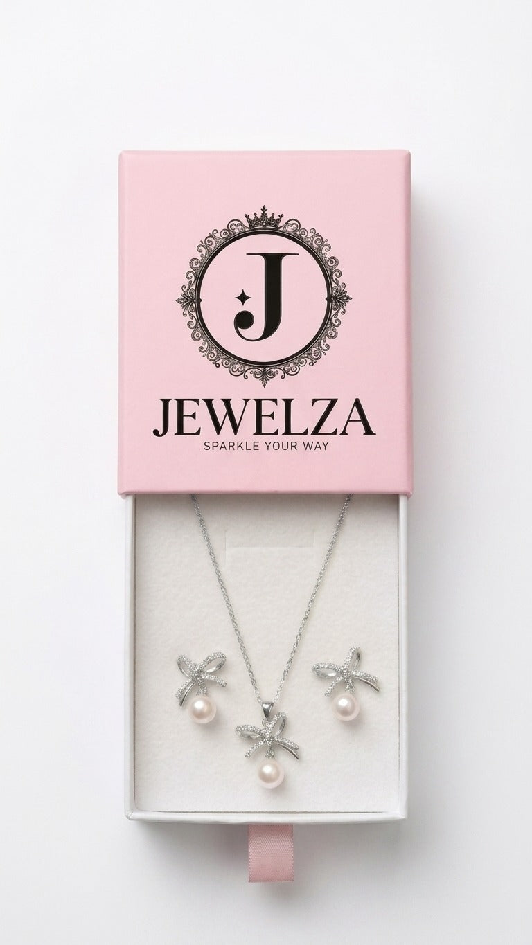 Jewelza Pearl Blossom Jewelry Gift Set