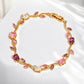 Jewelza Tulip Bracelet – Premium Stainless Steel Adjustable Bracelet for Women & Girls